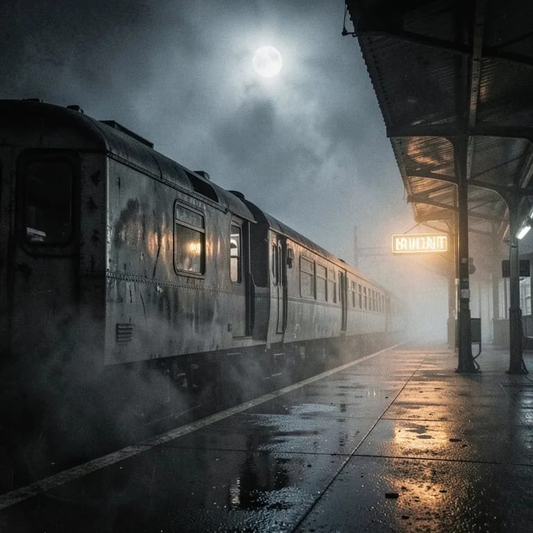 The first impression on a midnight train