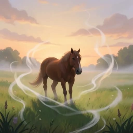 Brown Horse Glow-Up