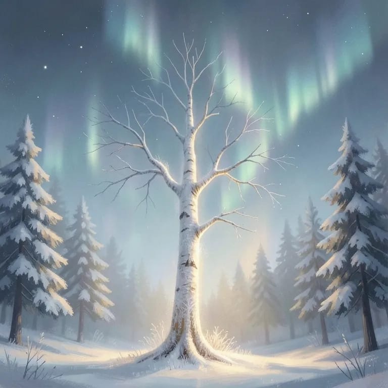 Frozen Aurora Heart