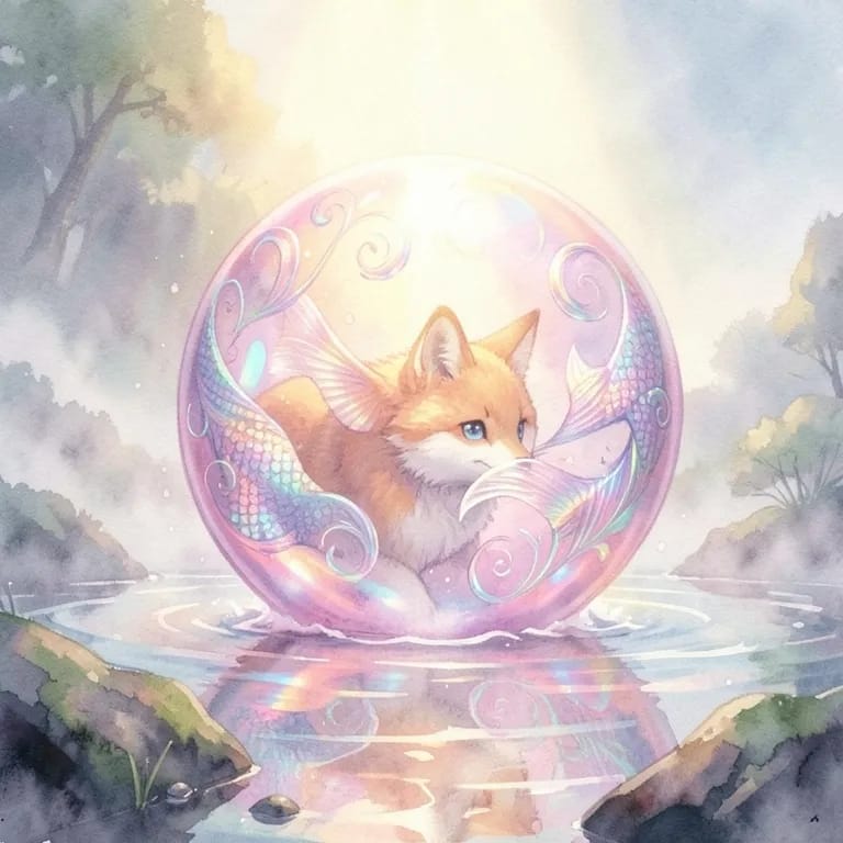 Bubble Fox Idol