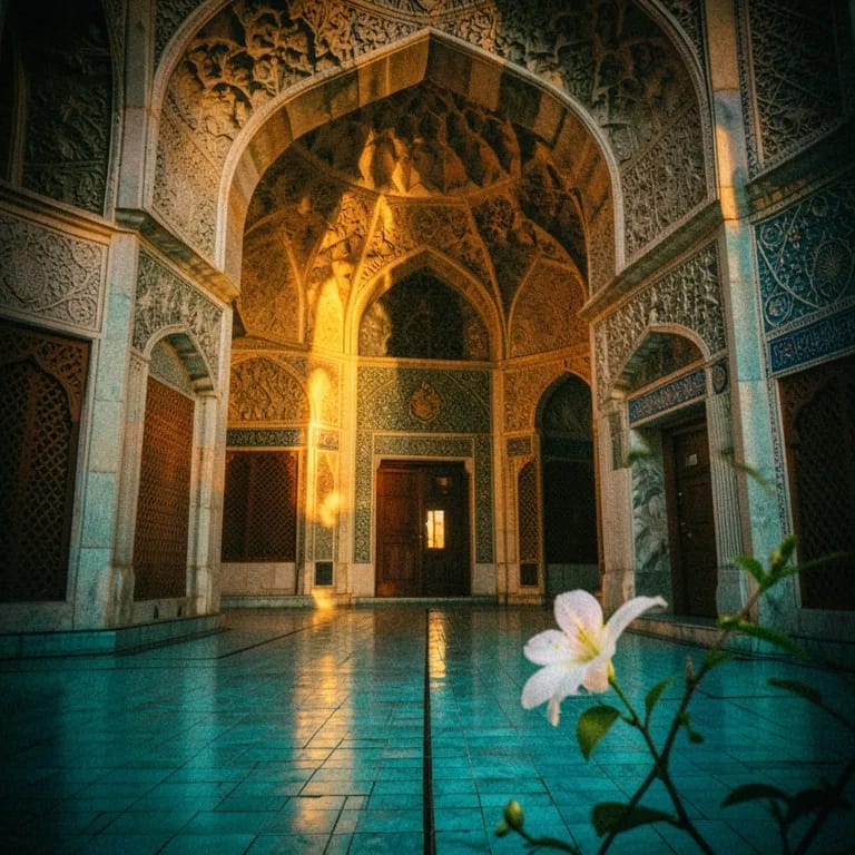 على الباب