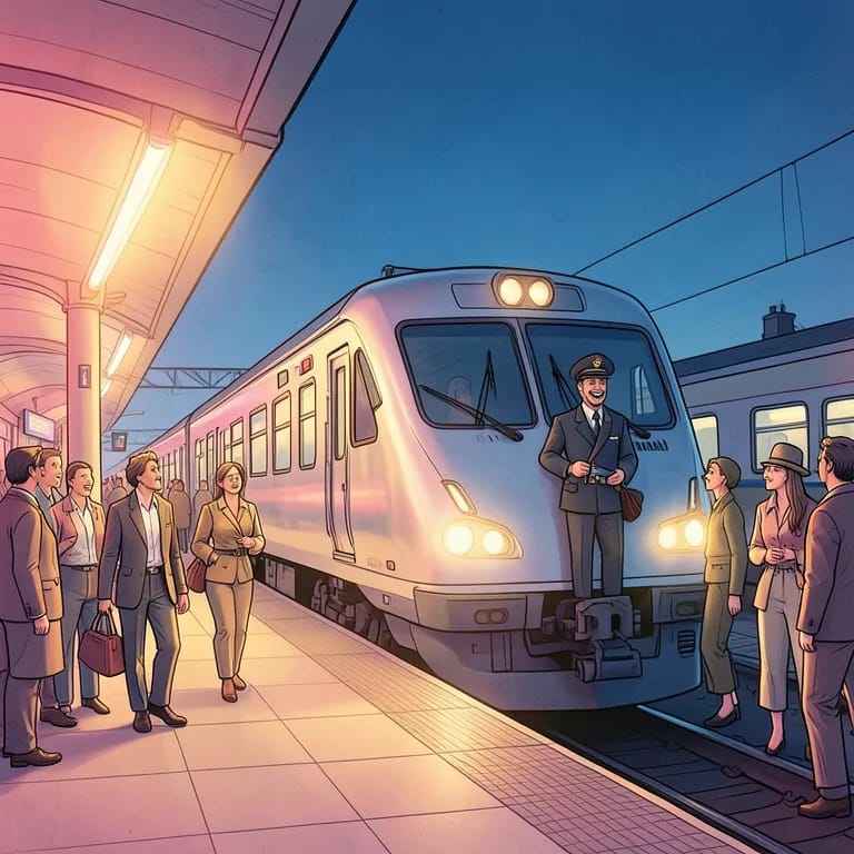 End und Feierabend Bahnhof