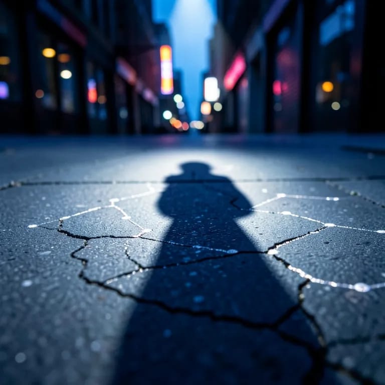 Laying Down On The Sidewalk