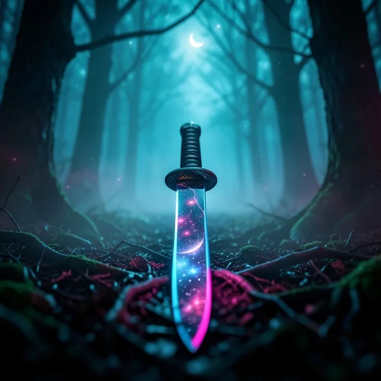 Katana Under Glass