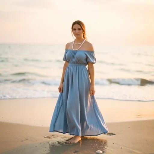 The bluest dress