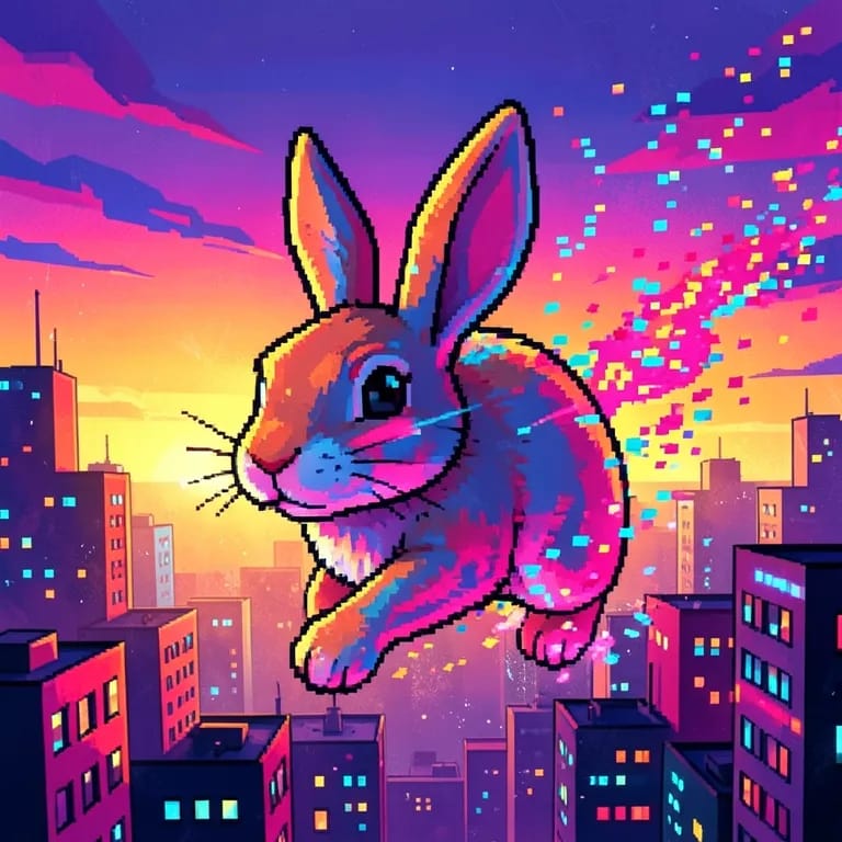 Pixel Bunny Rush