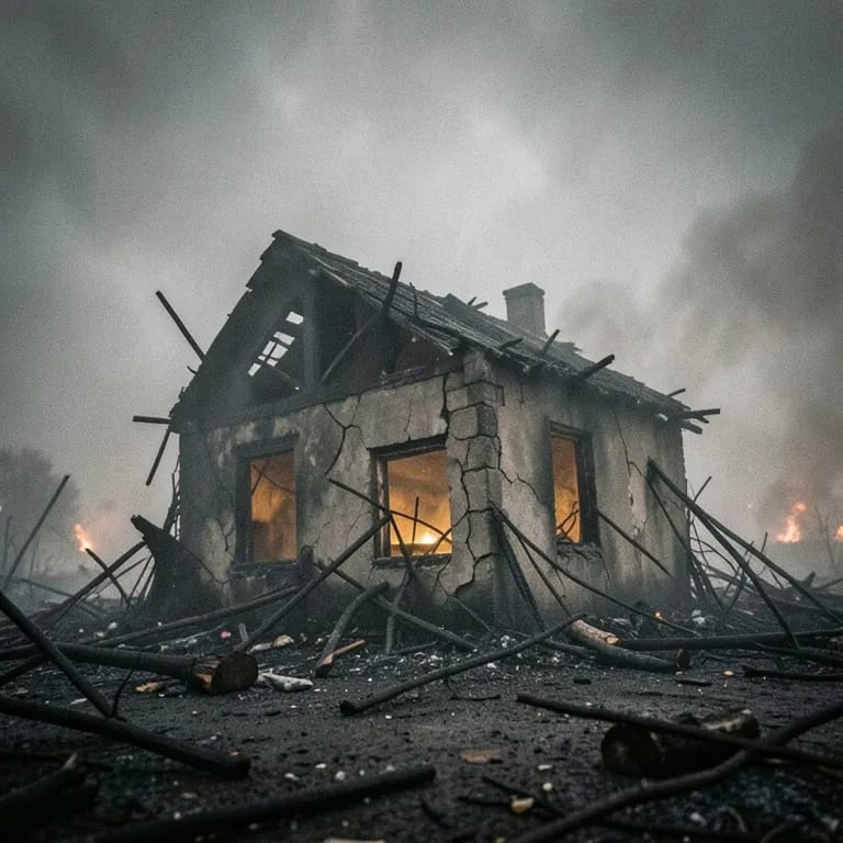 Standing in the ash