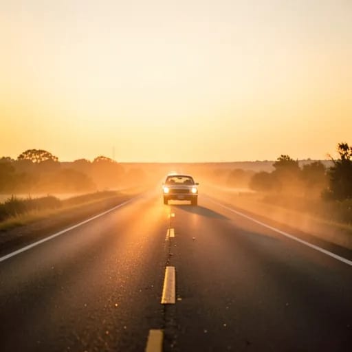 Friday night drive.