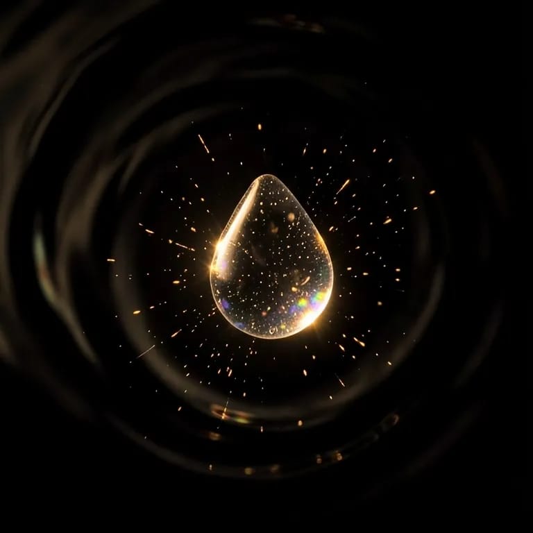 A droplet of light