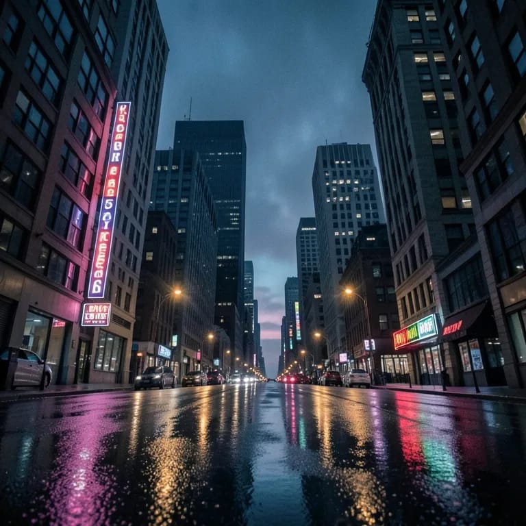 BLUE AT NIGHT