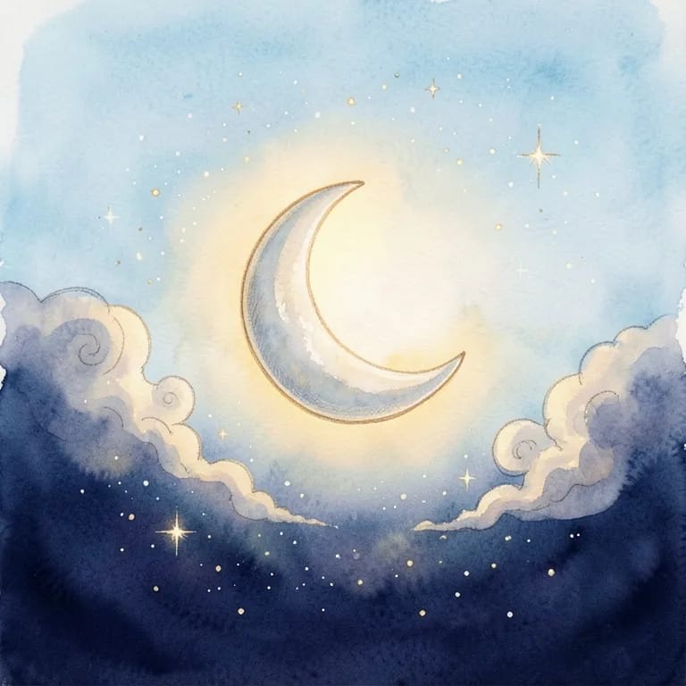 Moonlit Name Tag
