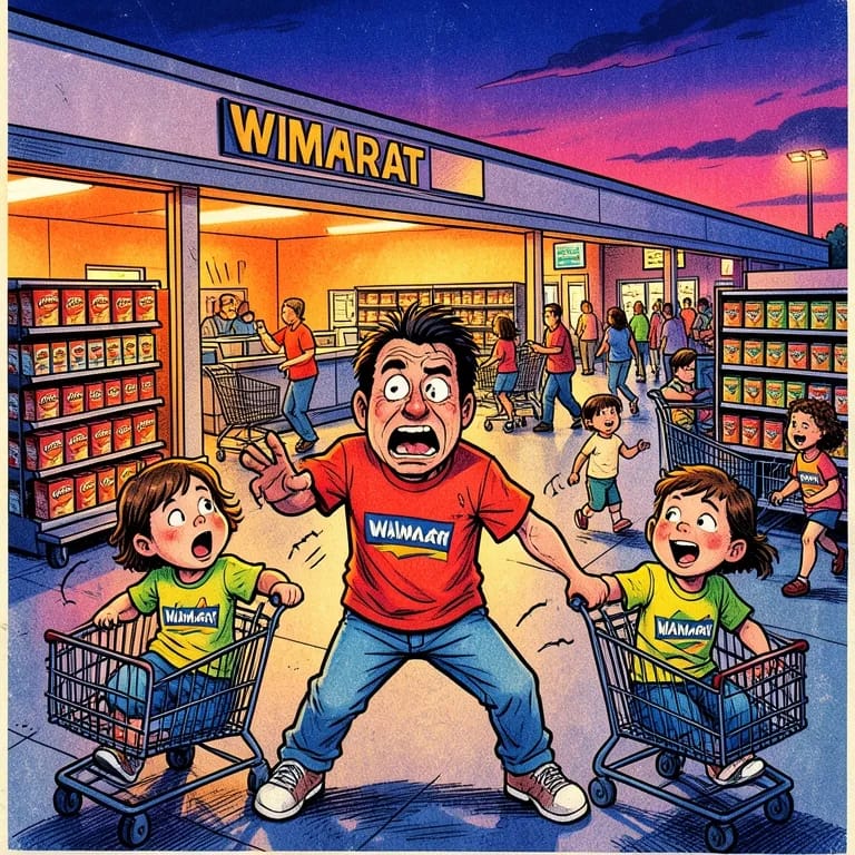 Drama at Walmart