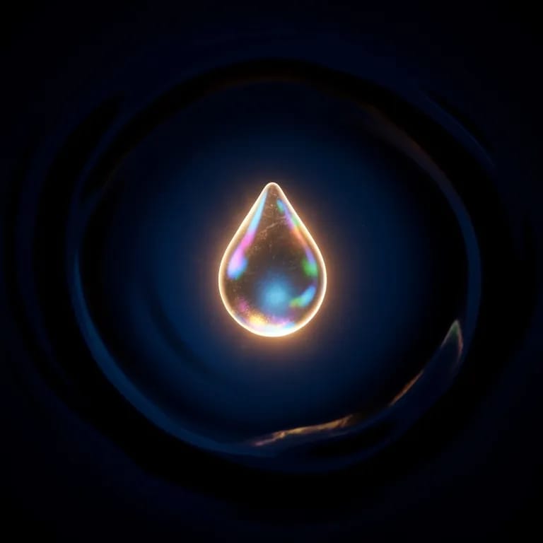 A droplet of light