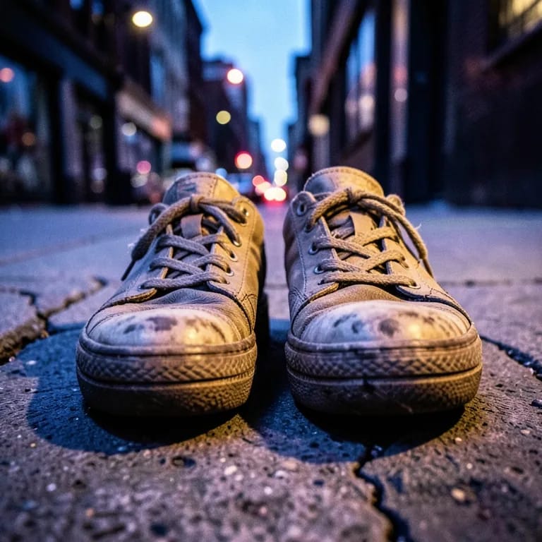 Worn Old Sneakers