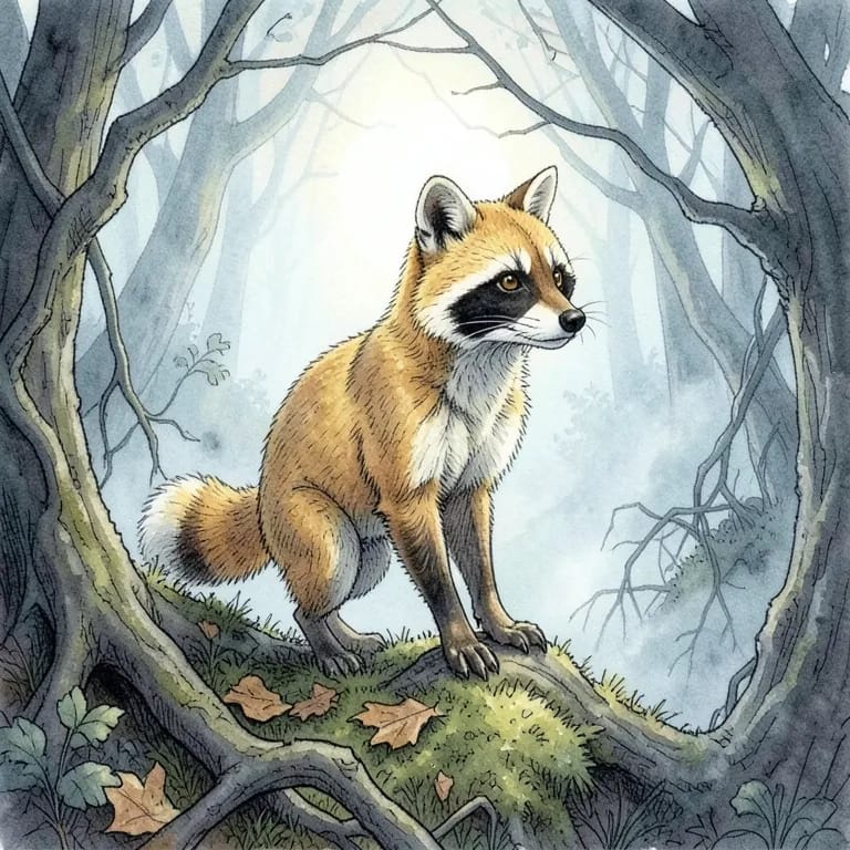 Raccoon man