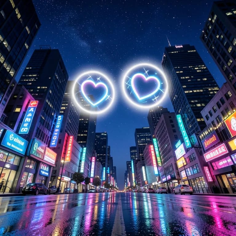 Neon Hearts