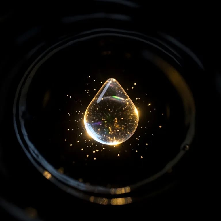 A droplet of light