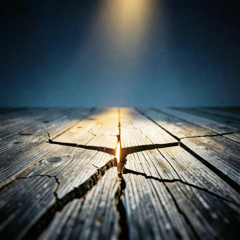 “light through the cracks”
