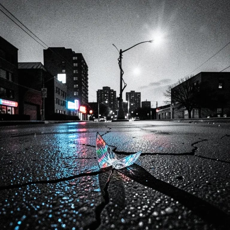 Kırık cam parçası