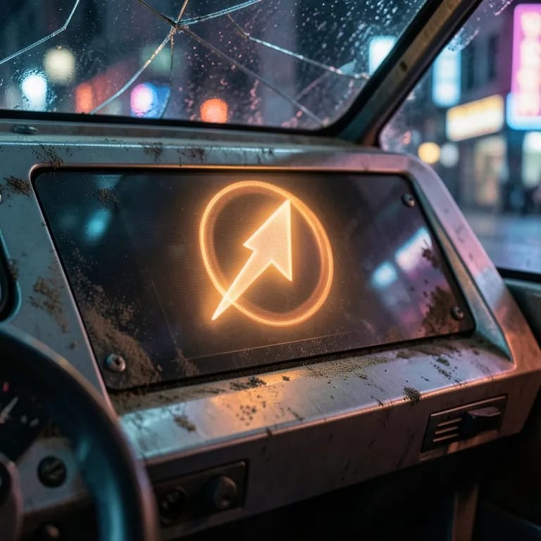 Orange Arrow Up