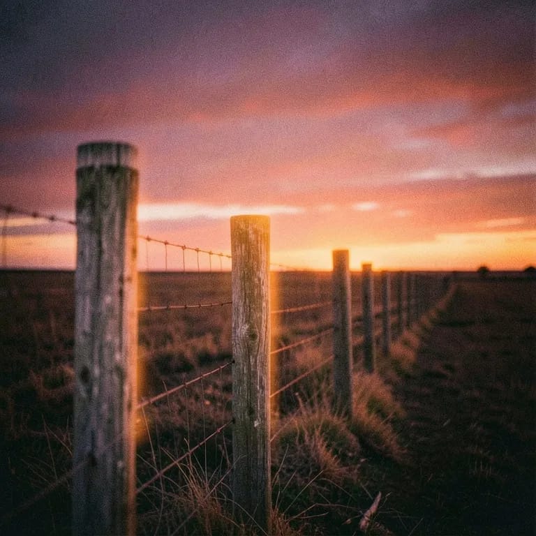 Fence Line Hearts
