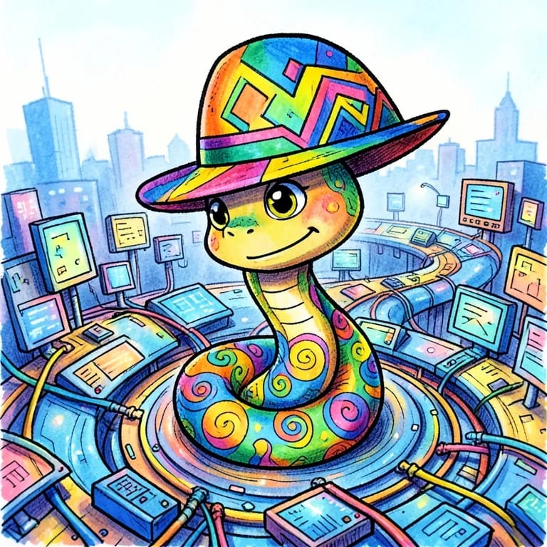 Snake in the Stream