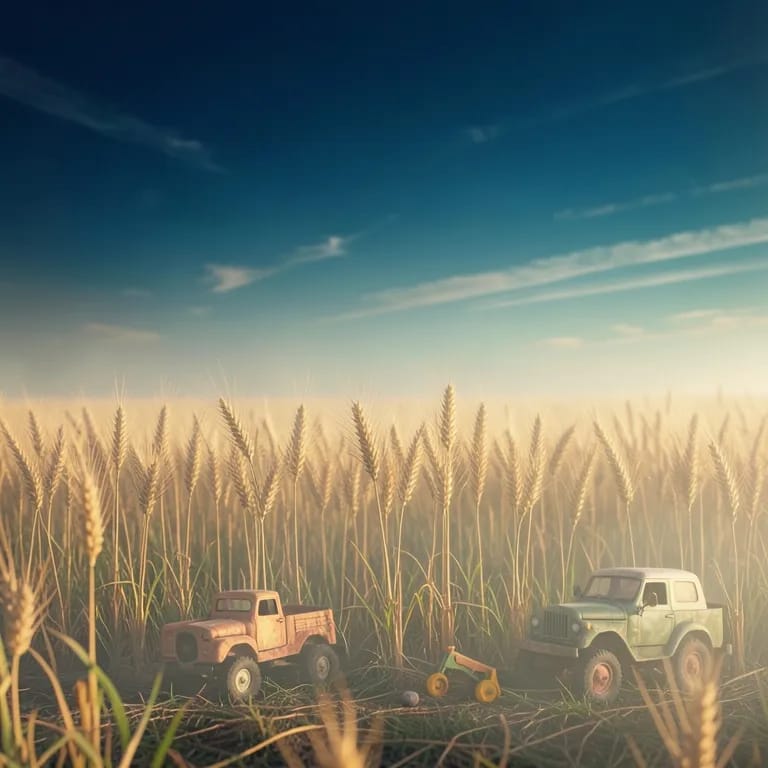 Through the fields of time
