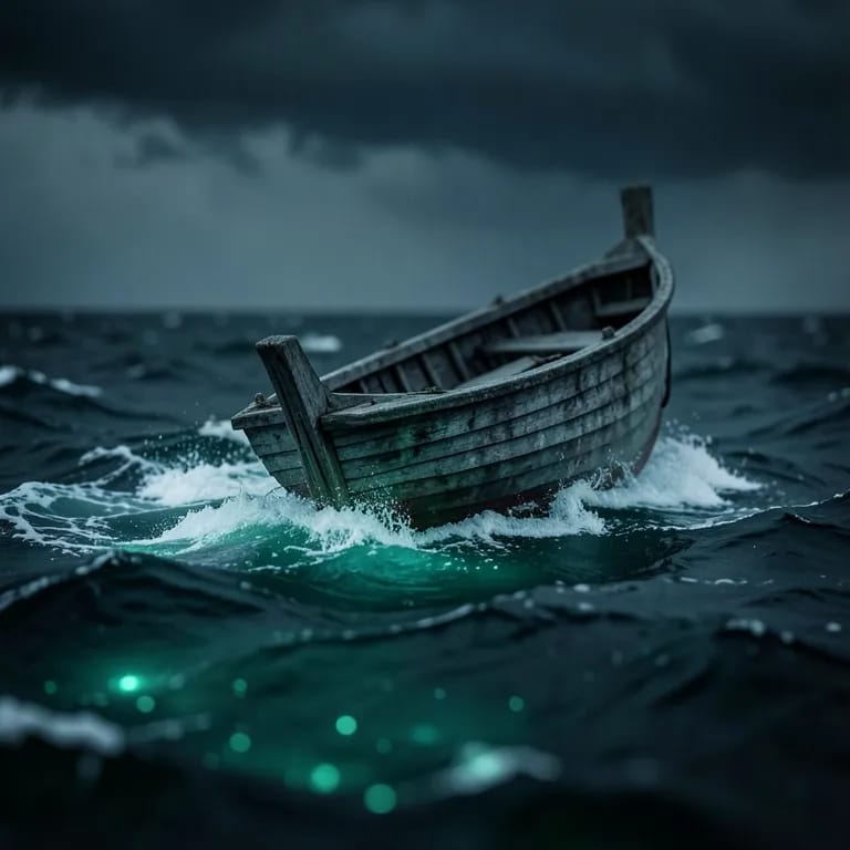 Drowning in the sea I created