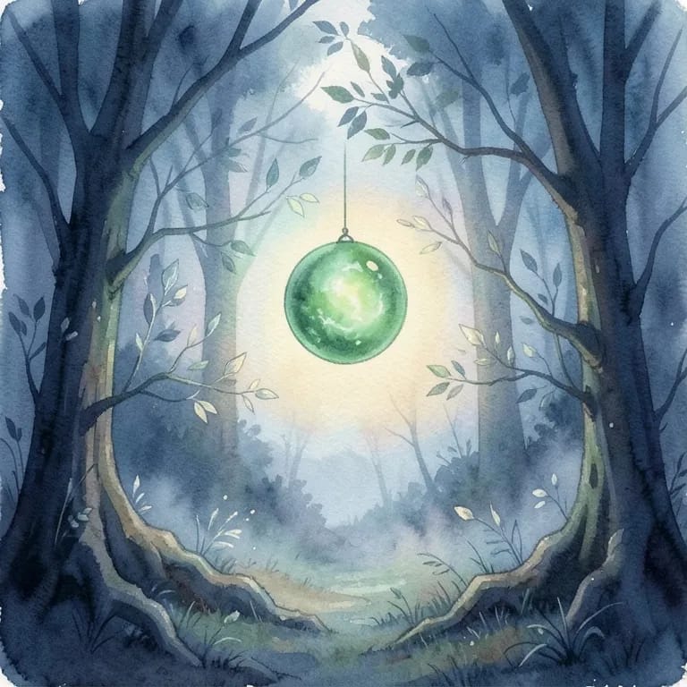 Green eyed ghost