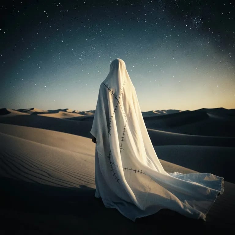 Man in white