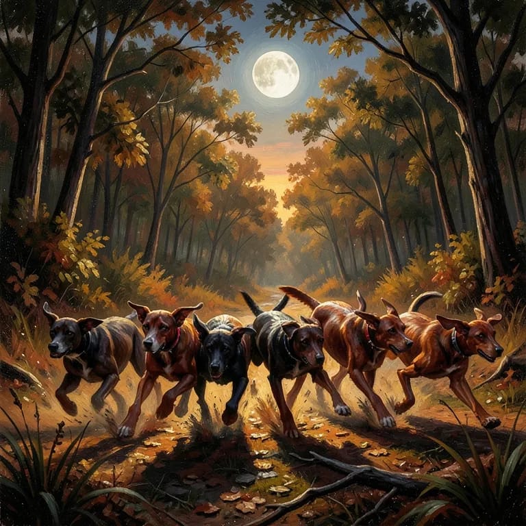Midnight Chase in the Wild