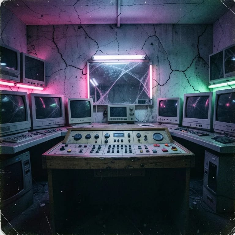 Neon Bleed Through the Cracks