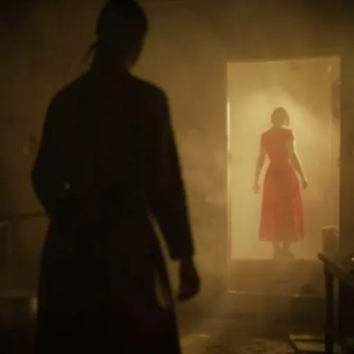 Lady in a Red Dress