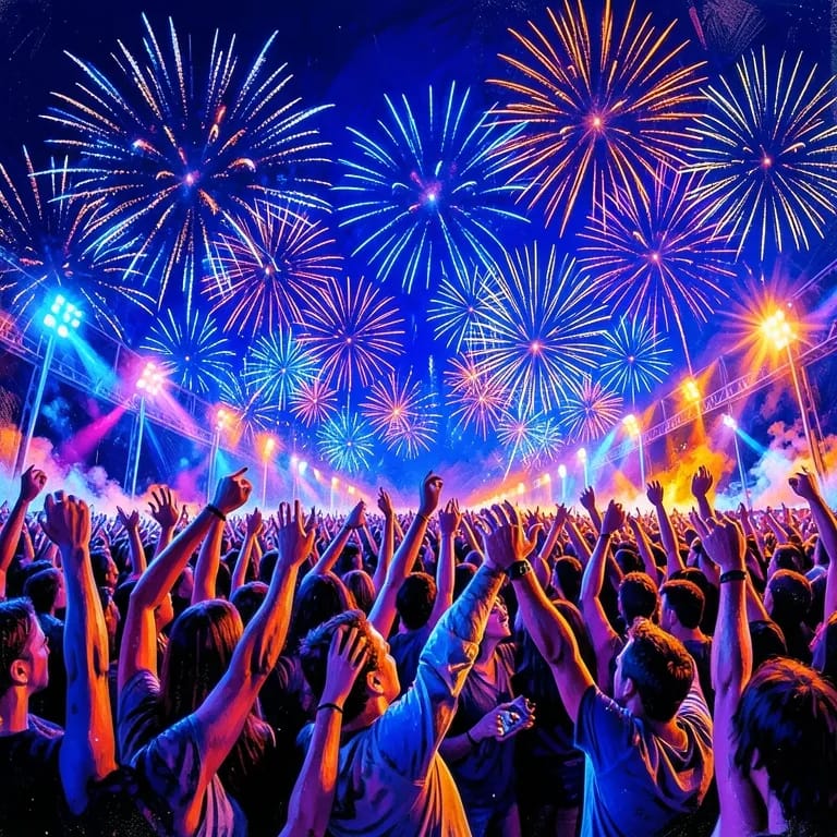 Lights on fire