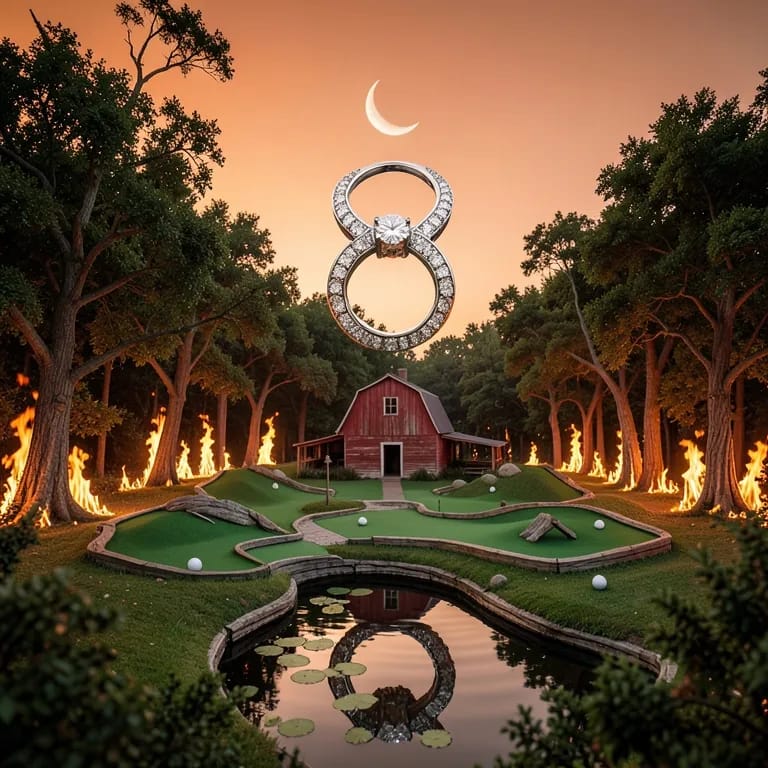 Ring in a maze