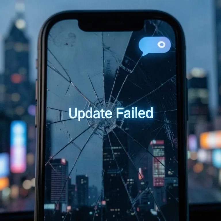 “Update Failed: common sense not found.”
