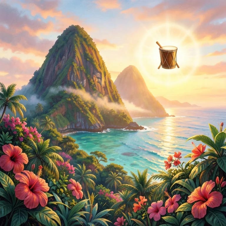 Tropical Love in St. Lucia