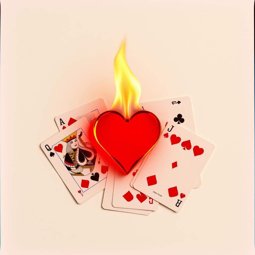 Readied Made With The Cards Of Spades.