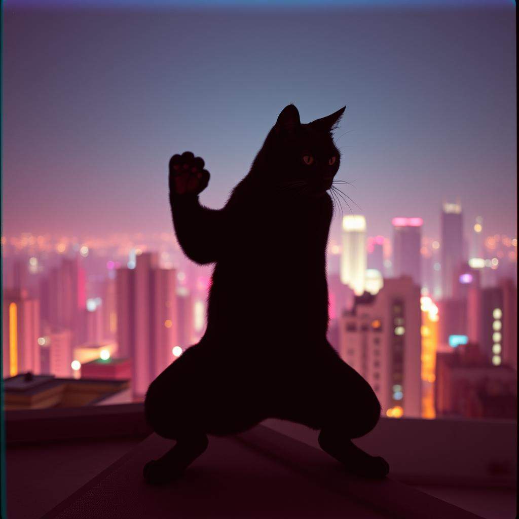 KUNG FU MASTER ONYX THE CAT