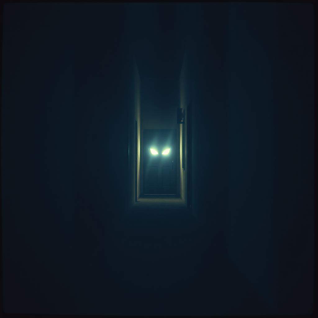 Katzenaugen leuchten in der Nacht