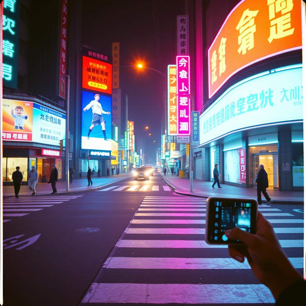 Neon Hangul Heartbeat