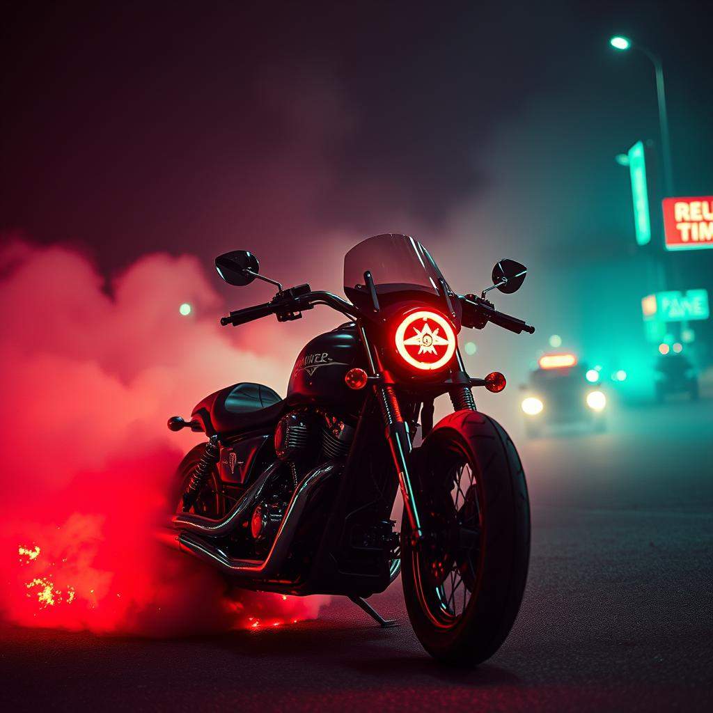 Flammenritt in der Nacht 2