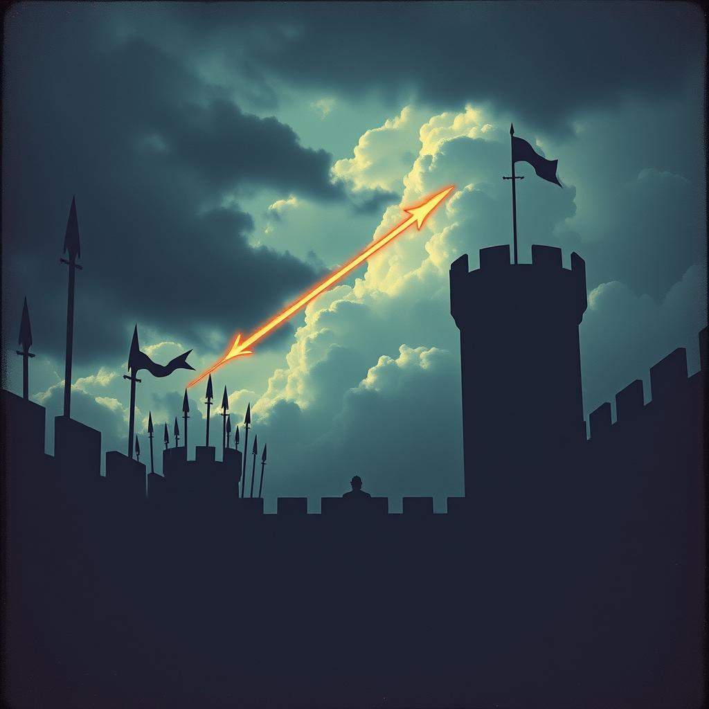 Arrows , swords and axes