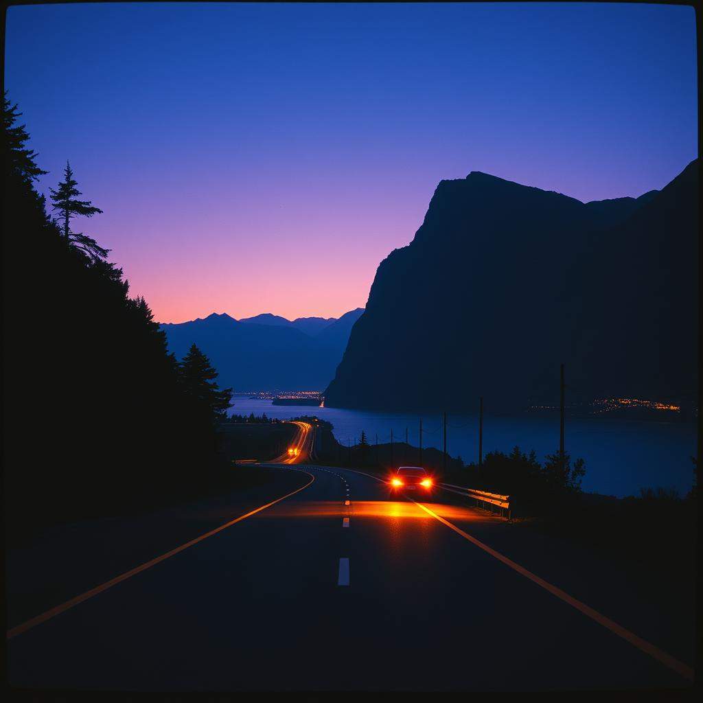 Midnight Roads of Norway