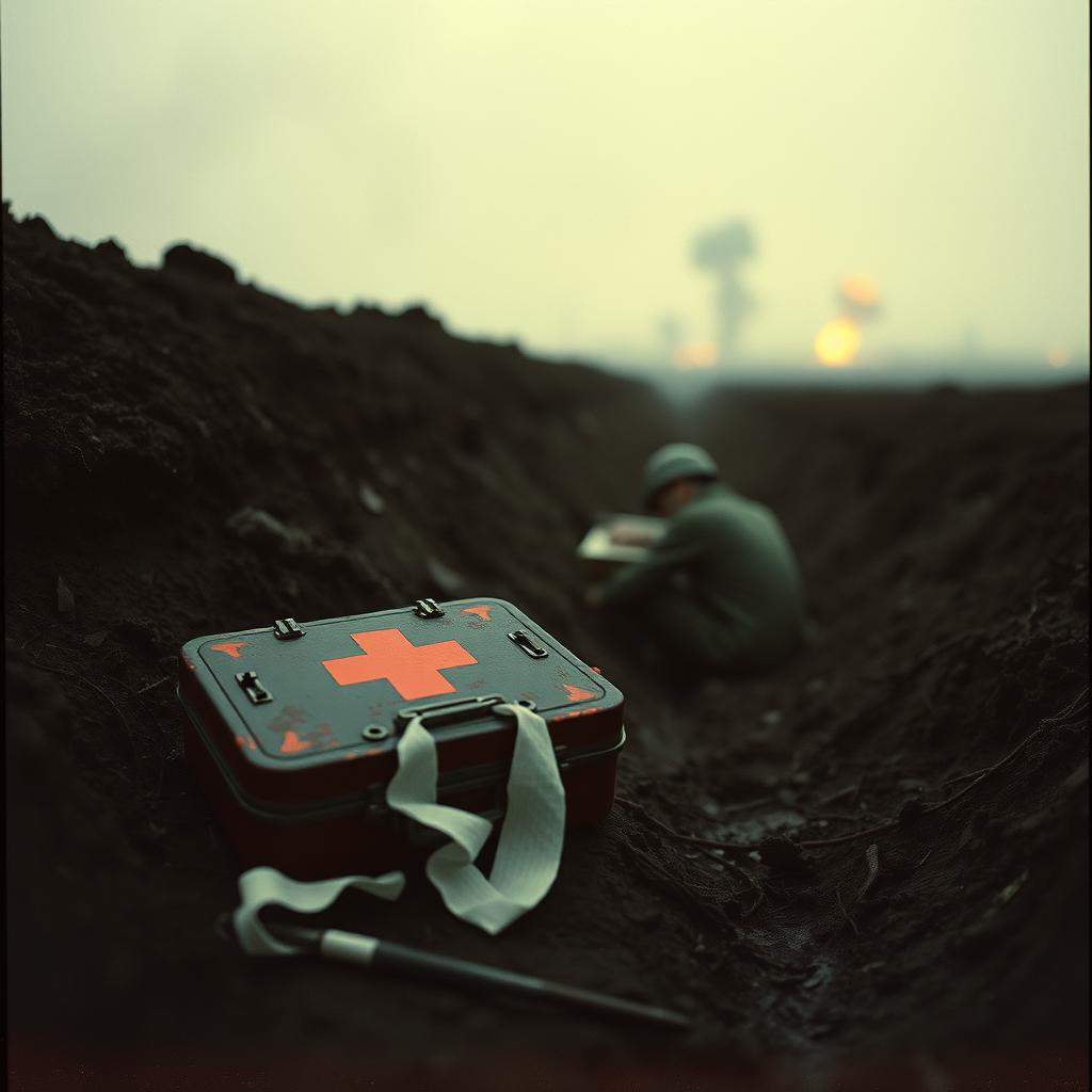 Prajurit Medis di Parit