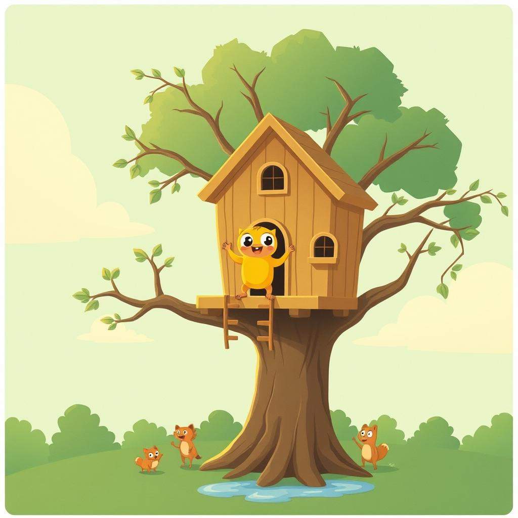 Up in a Tree, Gotta Pee!