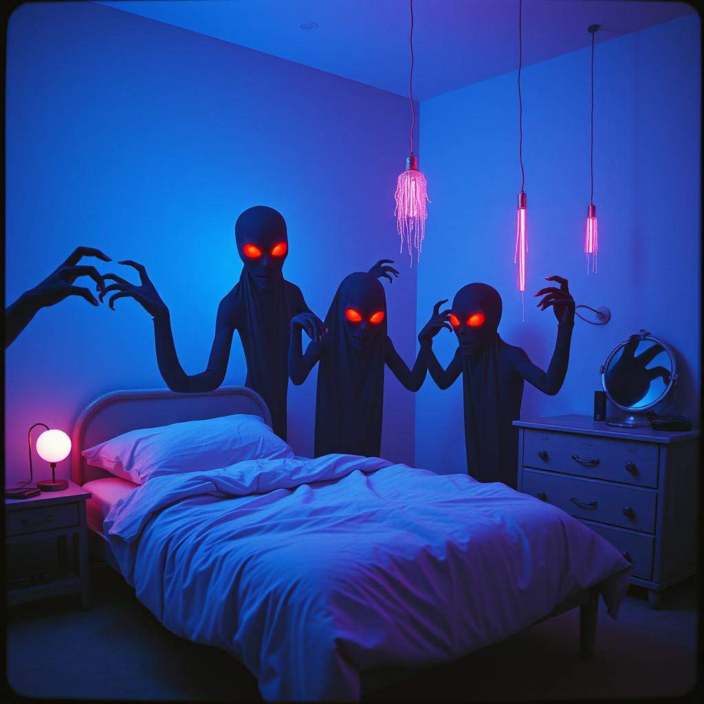 Demons in the Blue Light