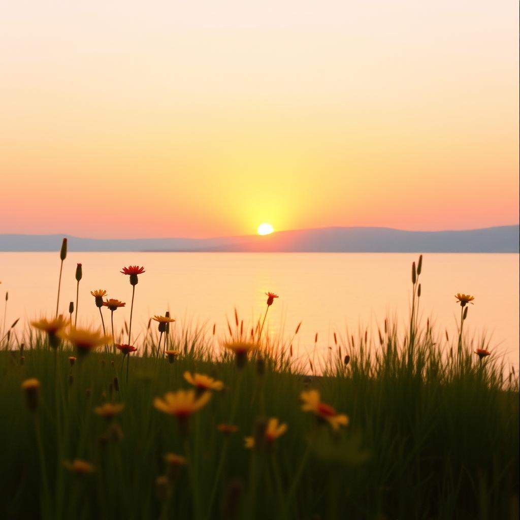 " Oh, What a Beautiful Sunset "