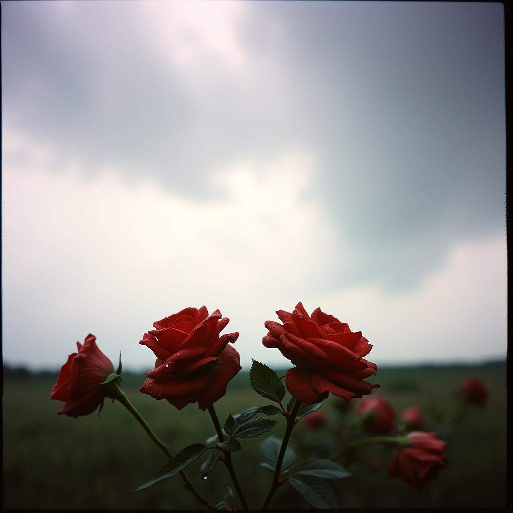 Roses in the Rain