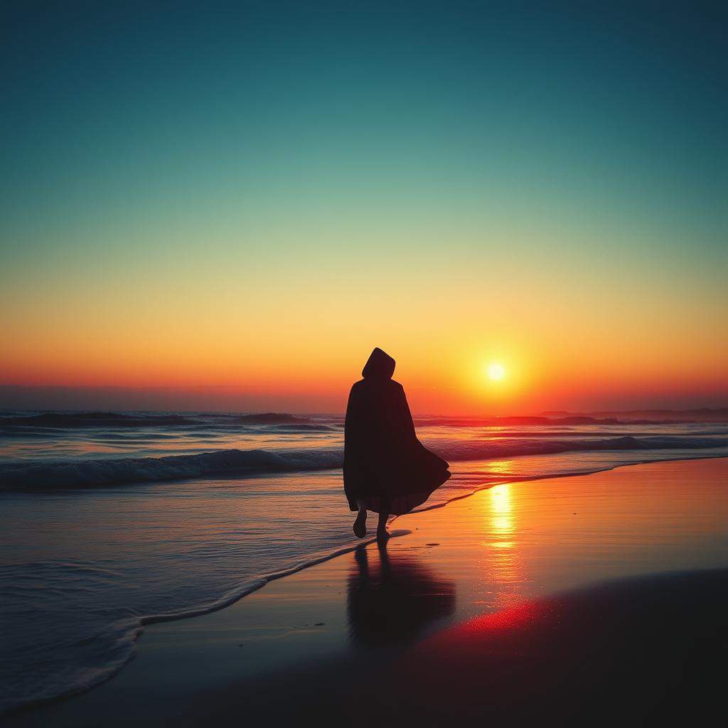 One foot in the water